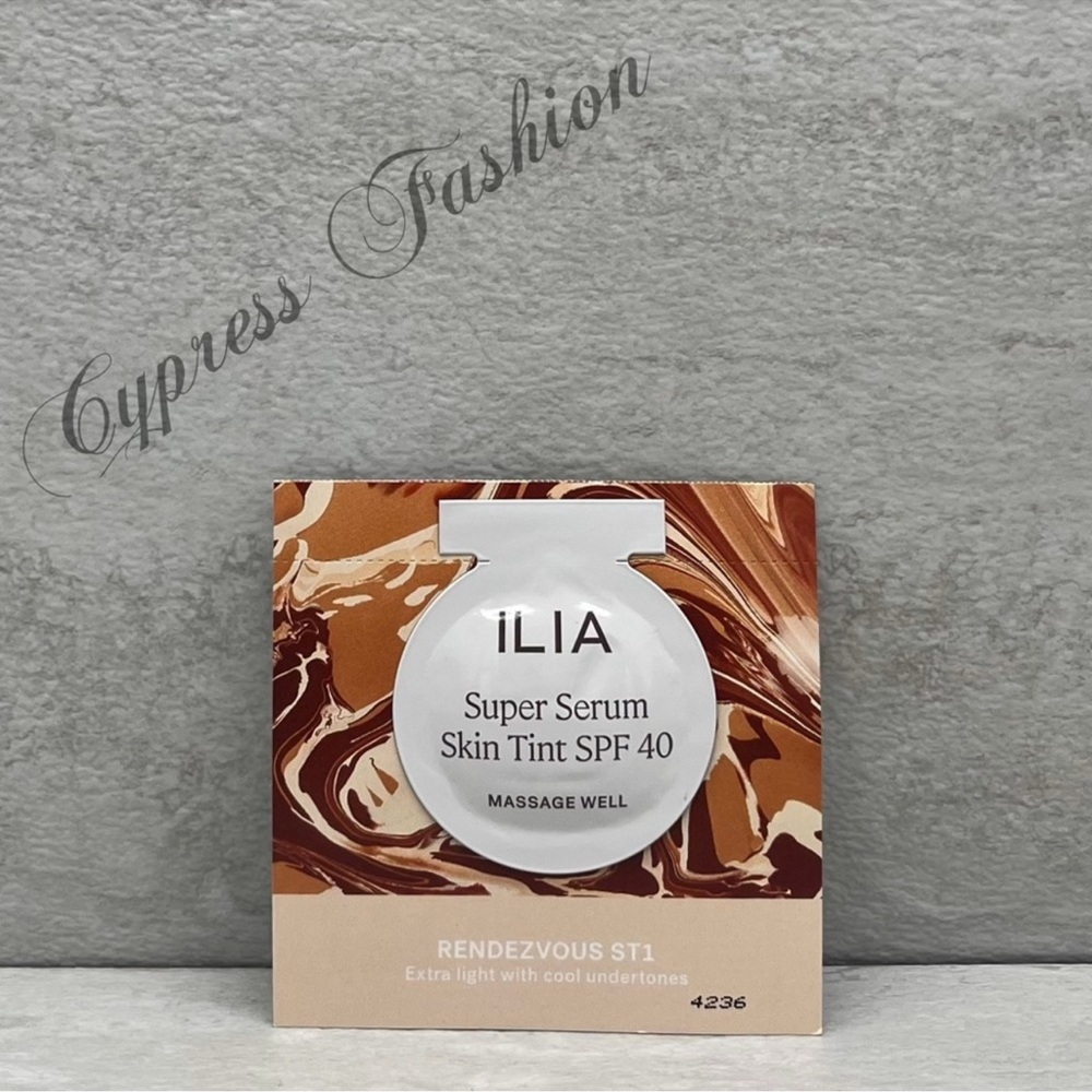 ⚡️ $1 ILIA Super Serum Skin Tint SPF 40 Sample in Rendezvous ST1